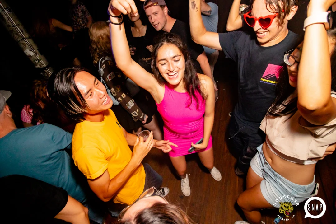 Hot Mess dance pop party - Third Friday of every month at The Basement - Kimber is the DJ - Pics: Darcy for Oh Snap Kid
