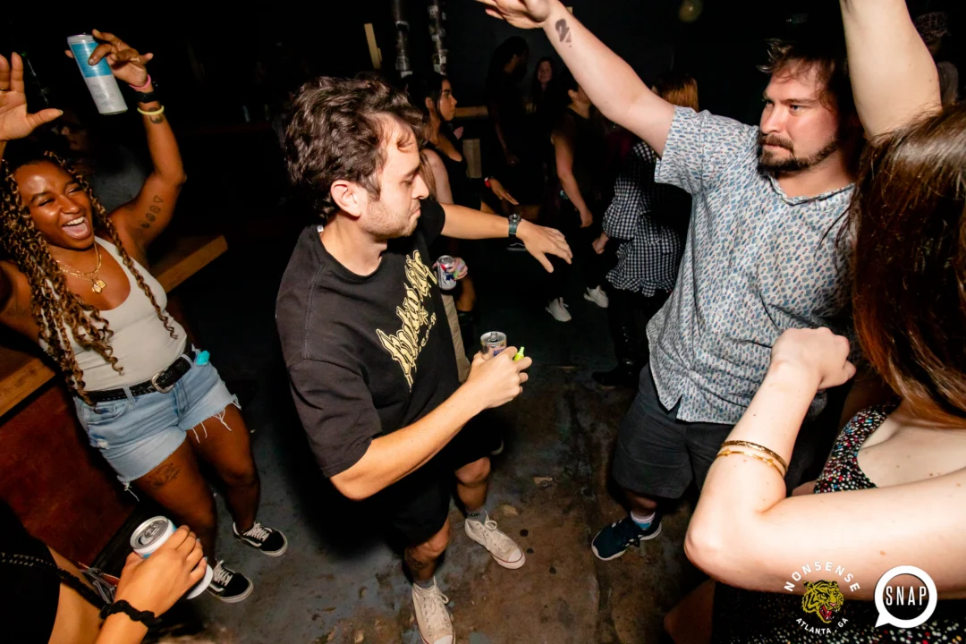 Hot Mess dance pop party - August 2023 - third Friday of every month at The Basement, Easst Atlanta - Kimber is the DJ - Pics: Darcy for Oh Snap Kid