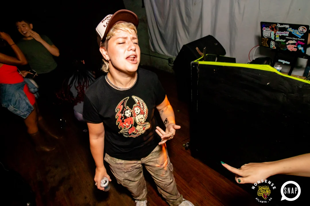 Hot Mess dance pop party - August 2023 - third Friday of every month at The Basement, Easst Atlanta - Kimber is the DJ - Pics: Darcy for Oh Snap Kid