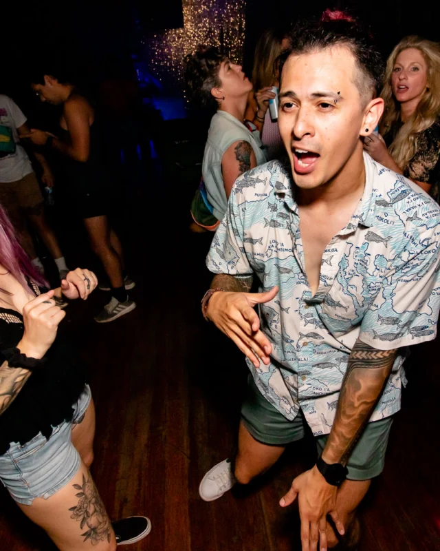 Hot Mess dance pop party - August 2023 - third Friday of every month at The Basement, Easst Atlanta - Kimber is the DJ - Pics: Darcy for Oh Snap Kid