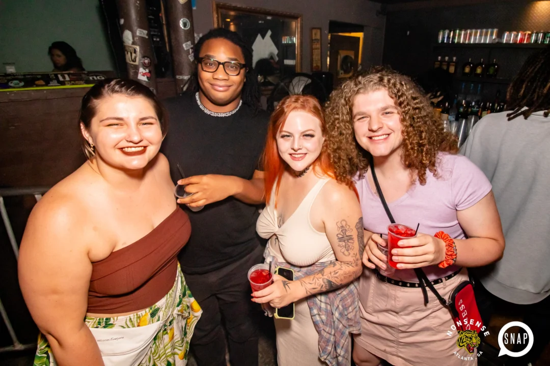 Hot Mess dance pop party - August 2023 - third Friday of every month at The Basement, Easst Atlanta - Kimber is the DJ - Pics: Darcy for Oh Snap Kid