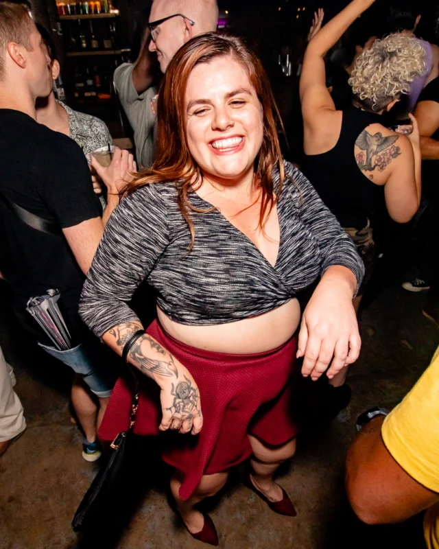 Hot Mess dance pop party - August 2023 - third Friday of every month at The Basement, Easst Atlanta - Kimber is the DJ - Pics: Darcy for Oh Snap Kid