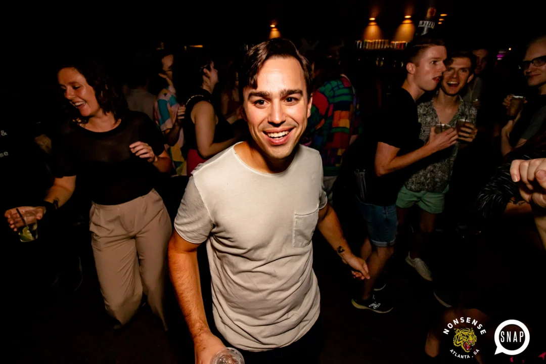 Hot Mess dance pop party - August 2023 - third Friday of every month at The Basement, Easst Atlanta - Kimber is the DJ - Pics: Darcy for Oh Snap Kid