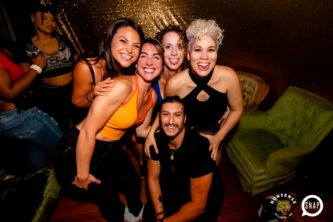 Hot Mess dance pop party - August 2023 - third Friday of every month at The Basement, Easst Atlanta - Kimber is the DJ - Pics: Darcy for Oh Snap Kid