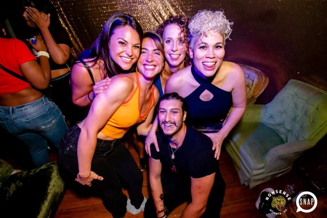 Hot Mess dance pop party - August 2023 - third Friday of every month at The Basement, Easst Atlanta - Kimber is the DJ - Pics: Darcy for Oh Snap Kid