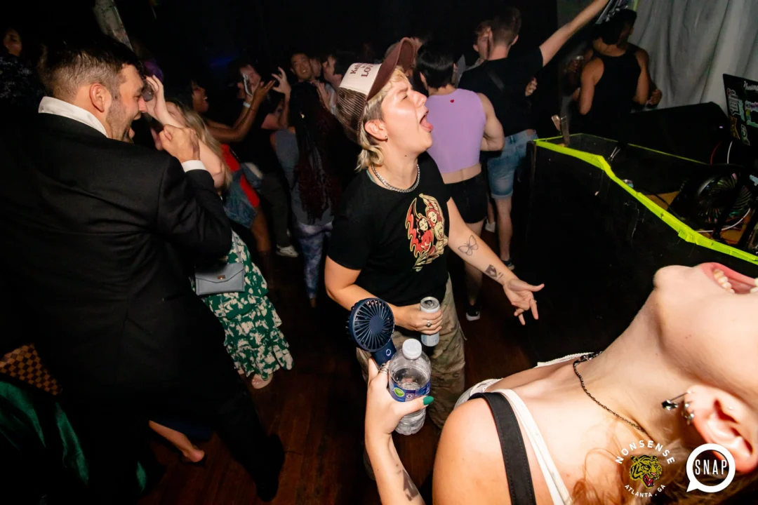 Hot Mess dance pop party - August 2023 - third Friday of every month at The Basement, Easst Atlanta - Kimber is the DJ - Pics: Darcy for Oh Snap Kid