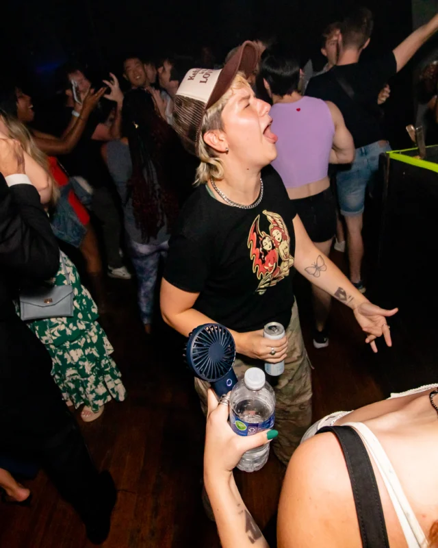 Hot Mess dance pop party - August 2023 - third Friday of every month at The Basement, Easst Atlanta - Kimber is the DJ - Pics: Darcy for Oh Snap Kid