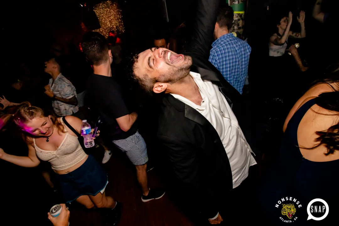 Hot Mess dance pop party - August 2023 - third Friday of every month at The Basement, Easst Atlanta - Kimber is the DJ - Pics: Darcy for Oh Snap Kid