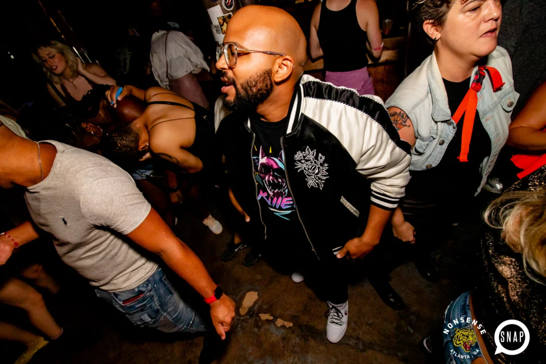 Hot Mess dance pop party - August 2023 - third Friday of every month at The Basement, Easst Atlanta - Kimber is the DJ - Pics: Darcy for Oh Snap Kid