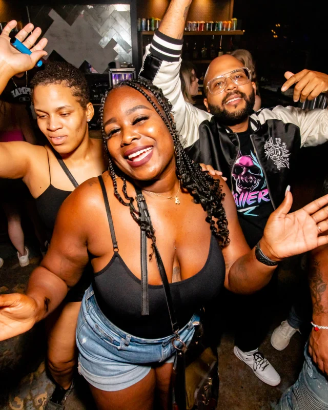 Hot Mess dance pop party - August 2023 - third Friday of every month at The Basement, Easst Atlanta - Kimber is the DJ - Pics: Darcy for Oh Snap Kid