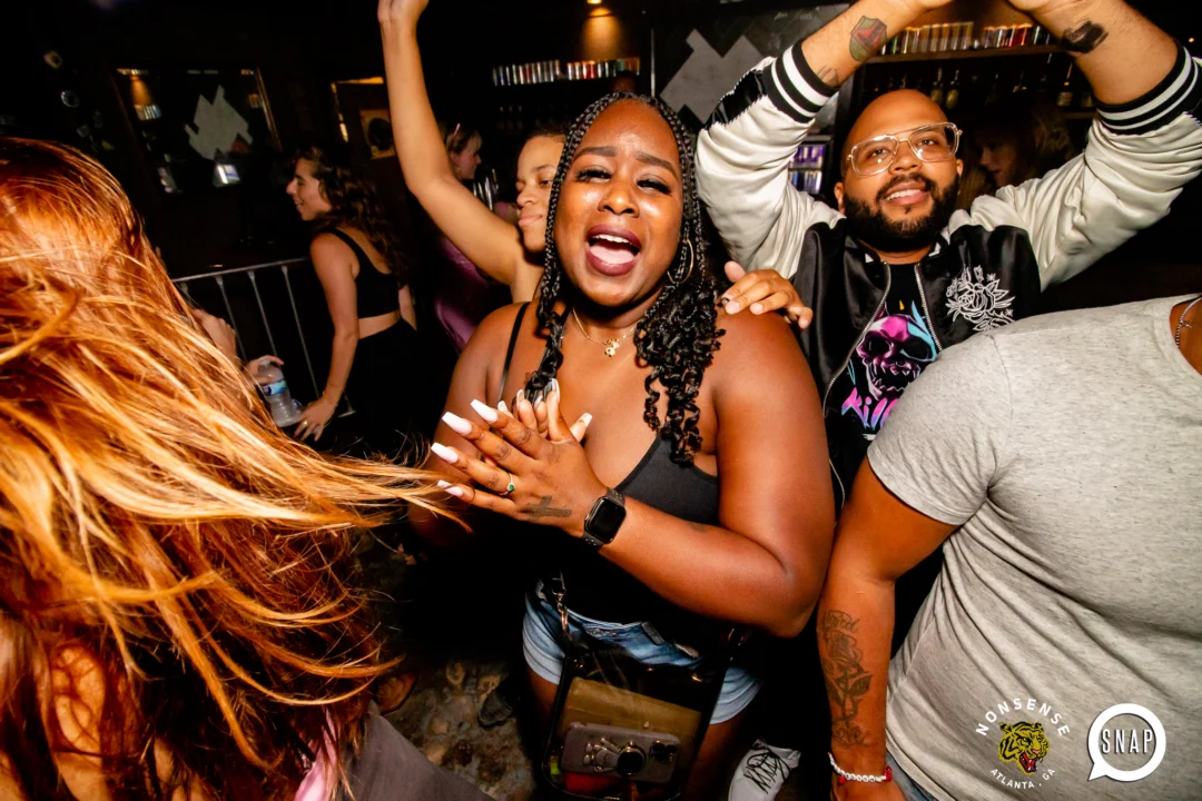 Hot Mess dance pop party - August 2023 - third Friday of every month at The Basement, Easst Atlanta - Kimber is the DJ - Pics: Darcy for Oh Snap Kid