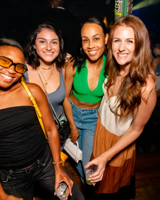 Hot Mess dance pop party - August 2023 - third Friday of every month at The Basement, Easst Atlanta - Kimber is the DJ - Pics: Darcy for Oh Snap Kid