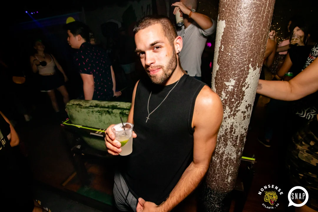 Hot Mess dance pop party - August 2023 - third Friday of every month at The Basement, Easst Atlanta - Kimber is the DJ - Pics: Darcy for Oh Snap Kid