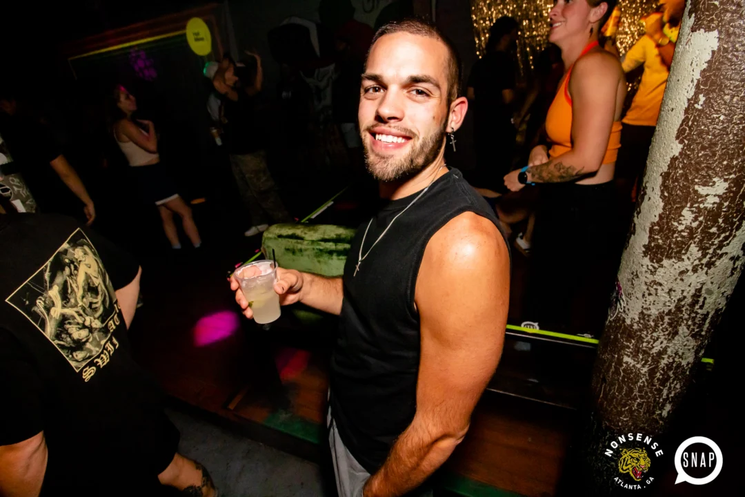 Hot Mess dance pop party - August 2023 - third Friday of every month at The Basement, Easst Atlanta - Kimber is the DJ - Pics: Darcy for Oh Snap Kid