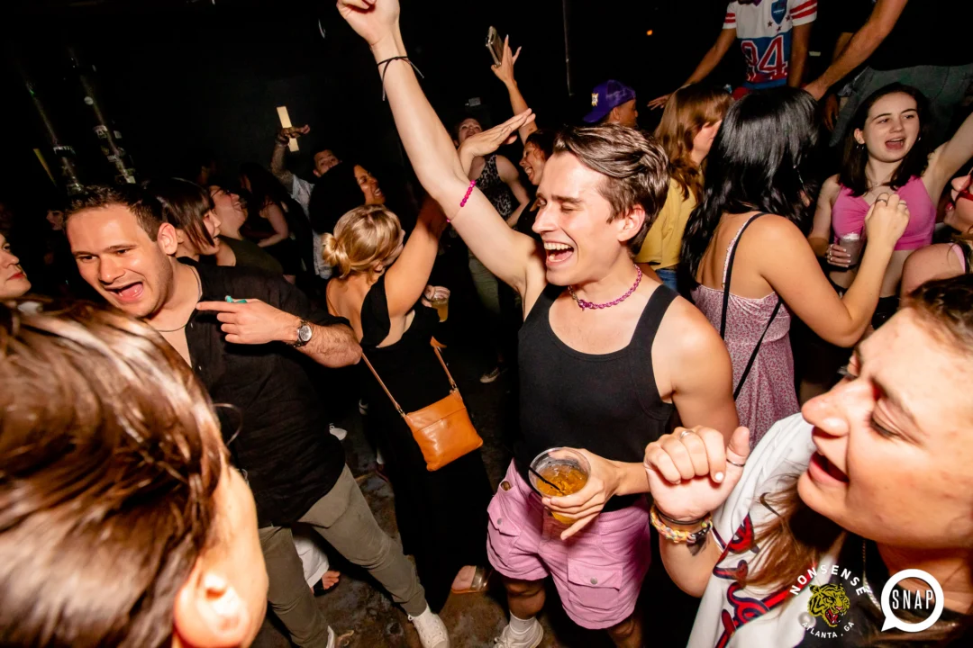 Hot Mess dance pop party - August 2023 - third Friday of every month at The Basement, Easst Atlanta - Kimber is the DJ - Pics: Darcy for Oh Snap Kid