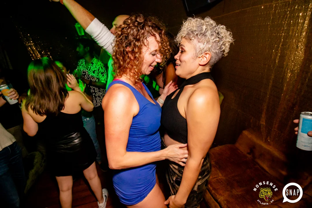 Hot Mess dance pop party - August 2023 - third Friday of every month at The Basement, Easst Atlanta - Kimber is the DJ - Pics: Darcy for Oh Snap Kid