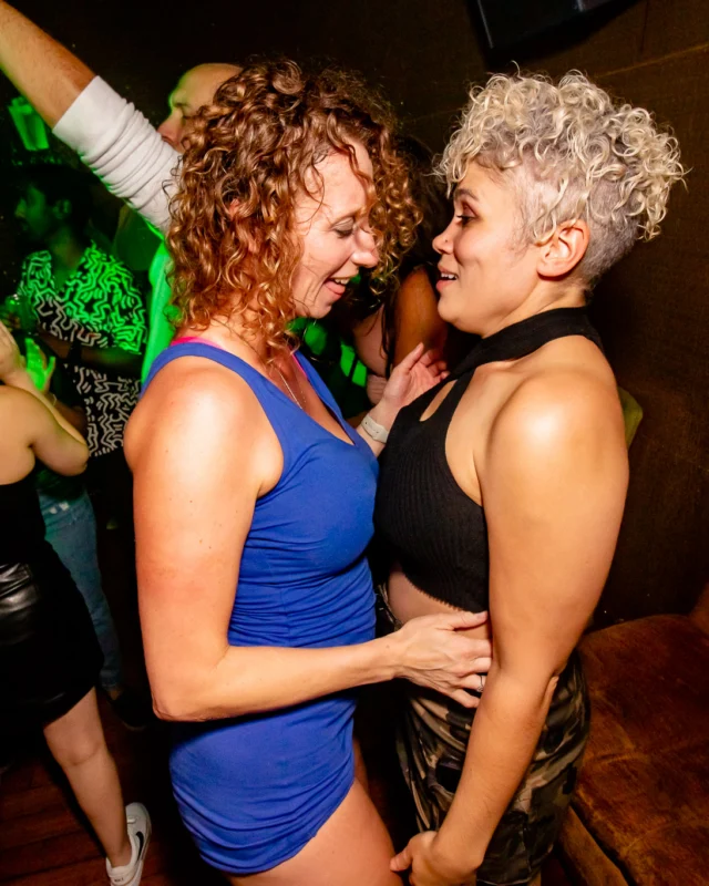 Hot Mess dance pop party - August 2023 - third Friday of every month at The Basement, Easst Atlanta - Kimber is the DJ - Pics: Darcy for Oh Snap Kid