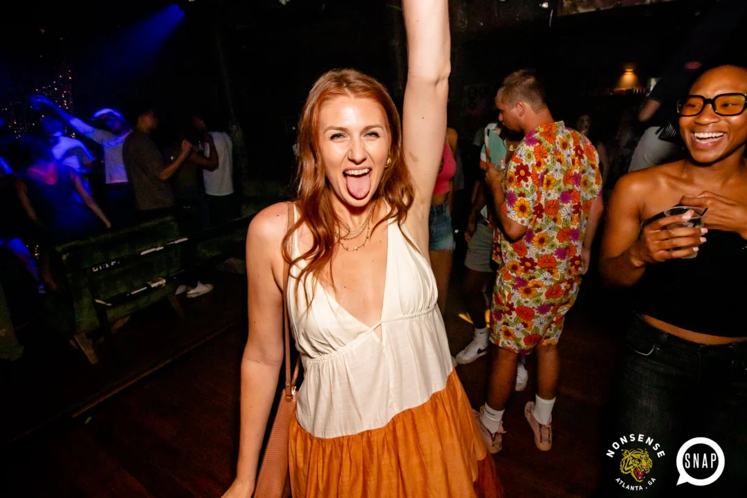 Hot Mess dance pop party - August 2023 - third Friday of every month at The Basement, Easst Atlanta - Kimber is the DJ - Pics: Darcy for Oh Snap Kid