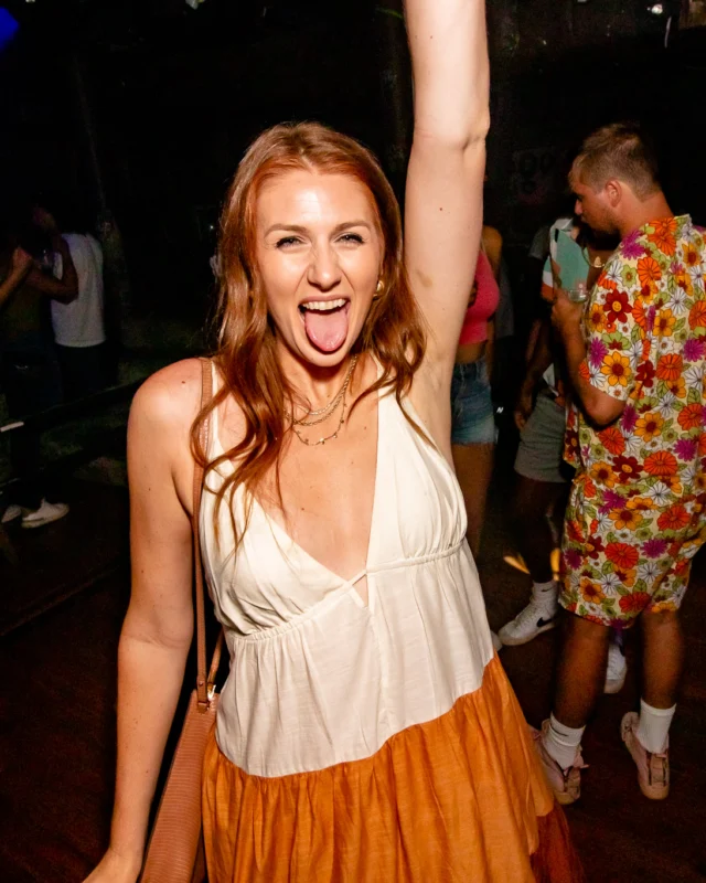 Hot Mess dance pop party - August 2023 - third Friday of every month at The Basement, Easst Atlanta - Kimber is the DJ - Pics: Darcy for Oh Snap Kid