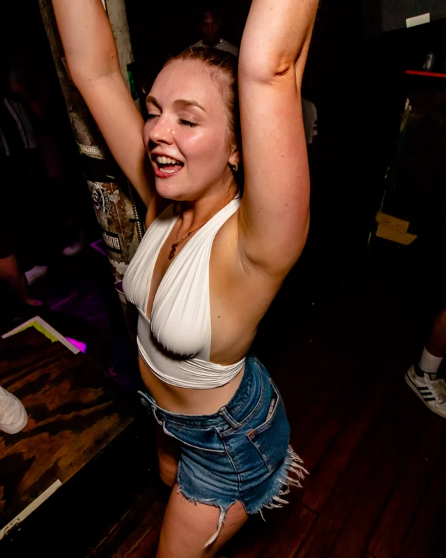Hot Mess dance pop party - August 2023 - third Friday of every month at The Basement, Easst Atlanta - Kimber is the DJ - Pics: Darcy for Oh Snap Kid