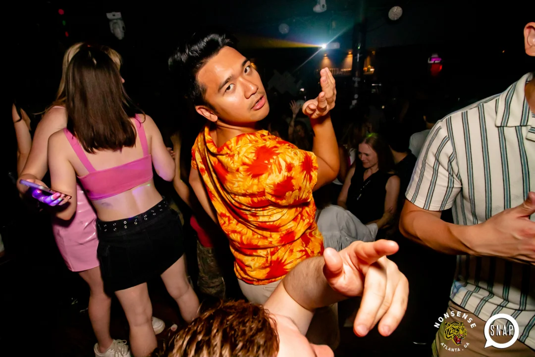 Hot Mess dance pop party - August 2023 - third Friday of every month at The Basement, Easst Atlanta - Kimber is the DJ - Pics: Darcy for Oh Snap Kid
