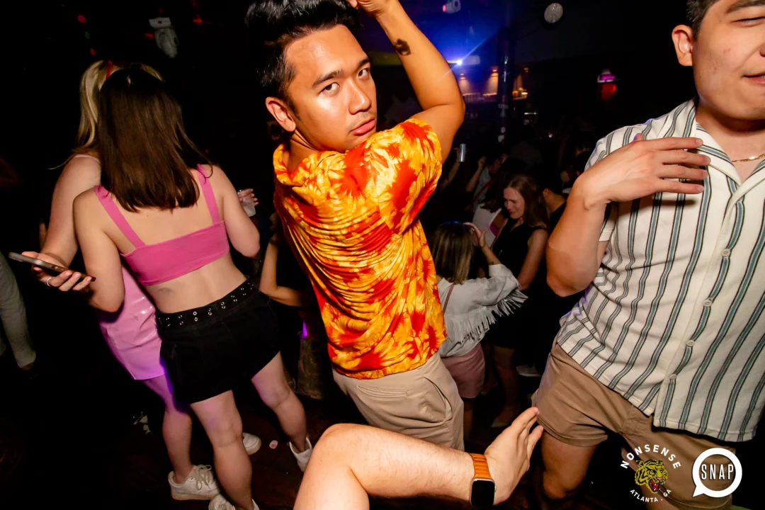 Hot Mess dance pop party - August 2023 - third Friday of every month at The Basement, Easst Atlanta - Kimber is the DJ - Pics: Darcy for Oh Snap Kid
