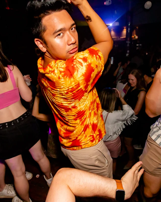 Hot Mess dance pop party - August 2023 - third Friday of every month at The Basement, Easst Atlanta - Kimber is the DJ - Pics: Darcy for Oh Snap Kid