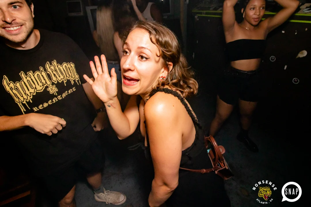 Hot Mess dance pop party - August 2023 - third Friday of every month at The Basement, Easst Atlanta - Kimber is the DJ - Pics: Darcy for Oh Snap Kid
