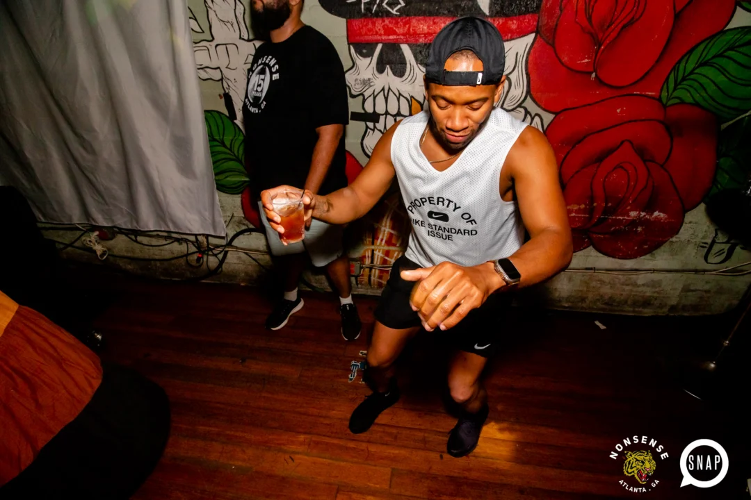 Hot Mess dance pop party - August 2023 - third Friday of every month at The Basement, Easst Atlanta - Kimber is the DJ - Pics: Darcy for Oh Snap Kid