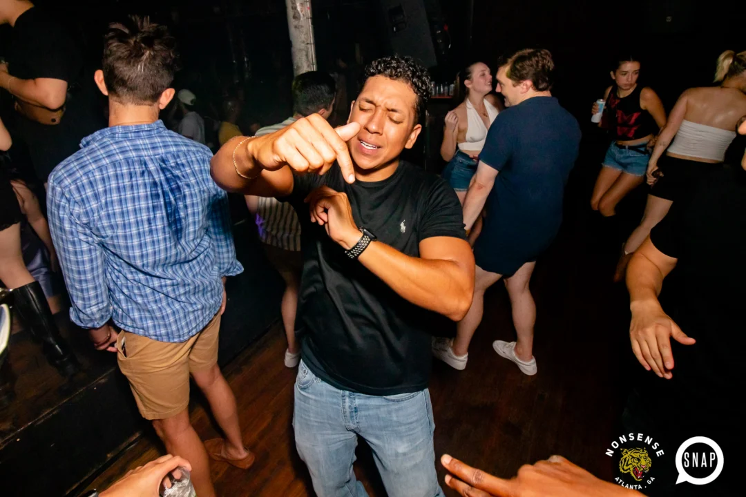 Hot Mess dance pop party - August 2023 - third Friday of every month at The Basement, Easst Atlanta - Kimber is the DJ - Pics: Darcy for Oh Snap Kid