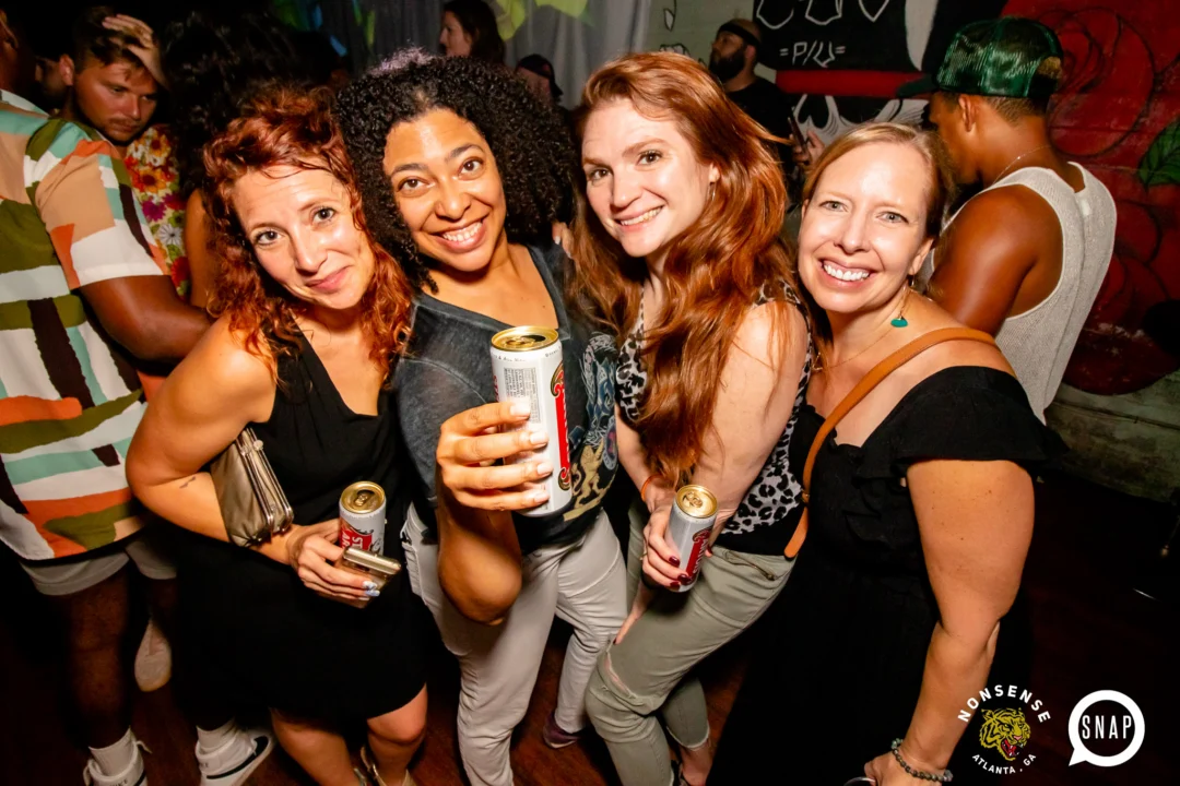 Hot Mess dance pop party - August 2023 - third Friday of every month at The Basement, Easst Atlanta - Kimber is the DJ - Pics: Darcy for Oh Snap Kid