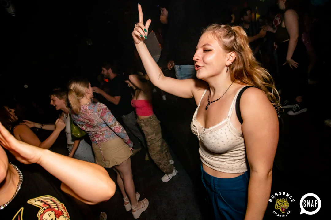Hot Mess dance pop party - August 2023 - third Friday of every month at The Basement, Easst Atlanta - Kimber is the DJ - Pics: Darcy for Oh Snap Kid