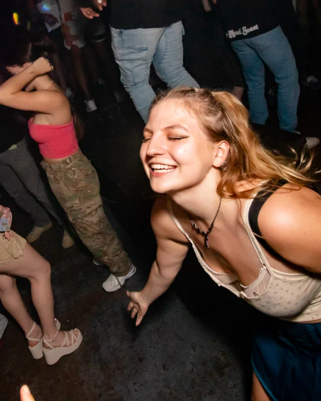 Hot Mess dance pop party - August 2023 - third Friday of every month at The Basement, Easst Atlanta - Kimber is the DJ - Pics: Darcy for Oh Snap Kid