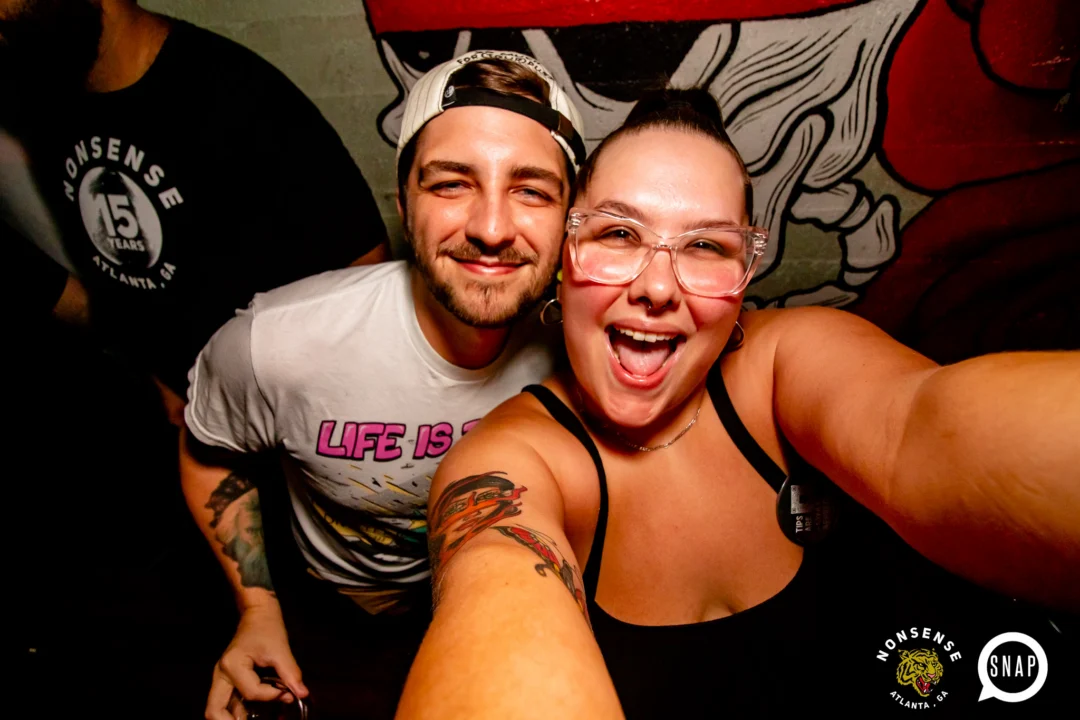 Hot Mess dance pop party - August 2023 - third Friday of every month at The Basement, Easst Atlanta - Kimber is the DJ - Pics: Darcy for Oh Snap Kid