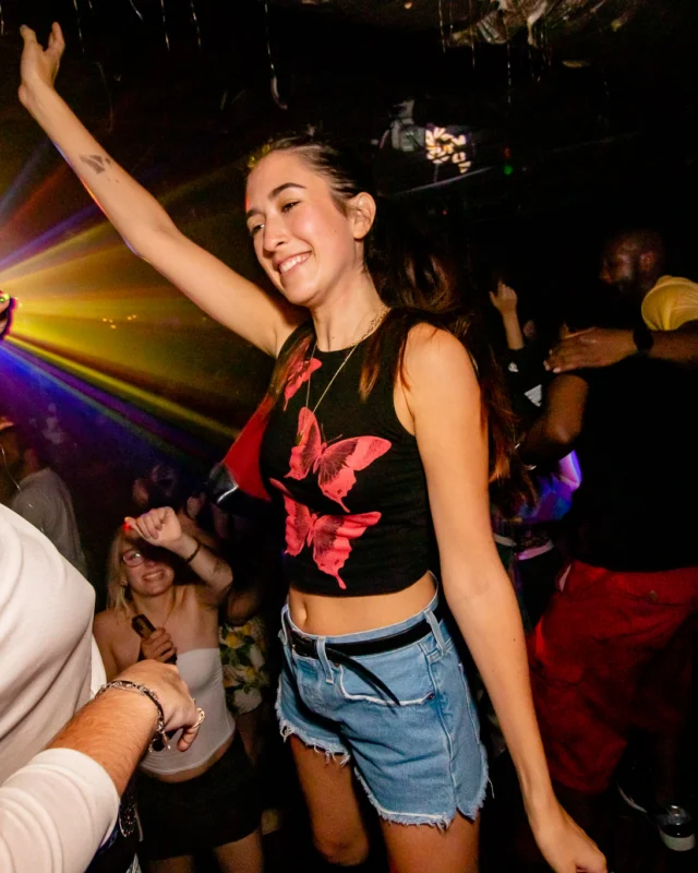 Hot Mess dance pop party - August 2023 - third Friday of every month at The Basement, Easst Atlanta - Kimber is the DJ - Pics: Darcy for Oh Snap Kid