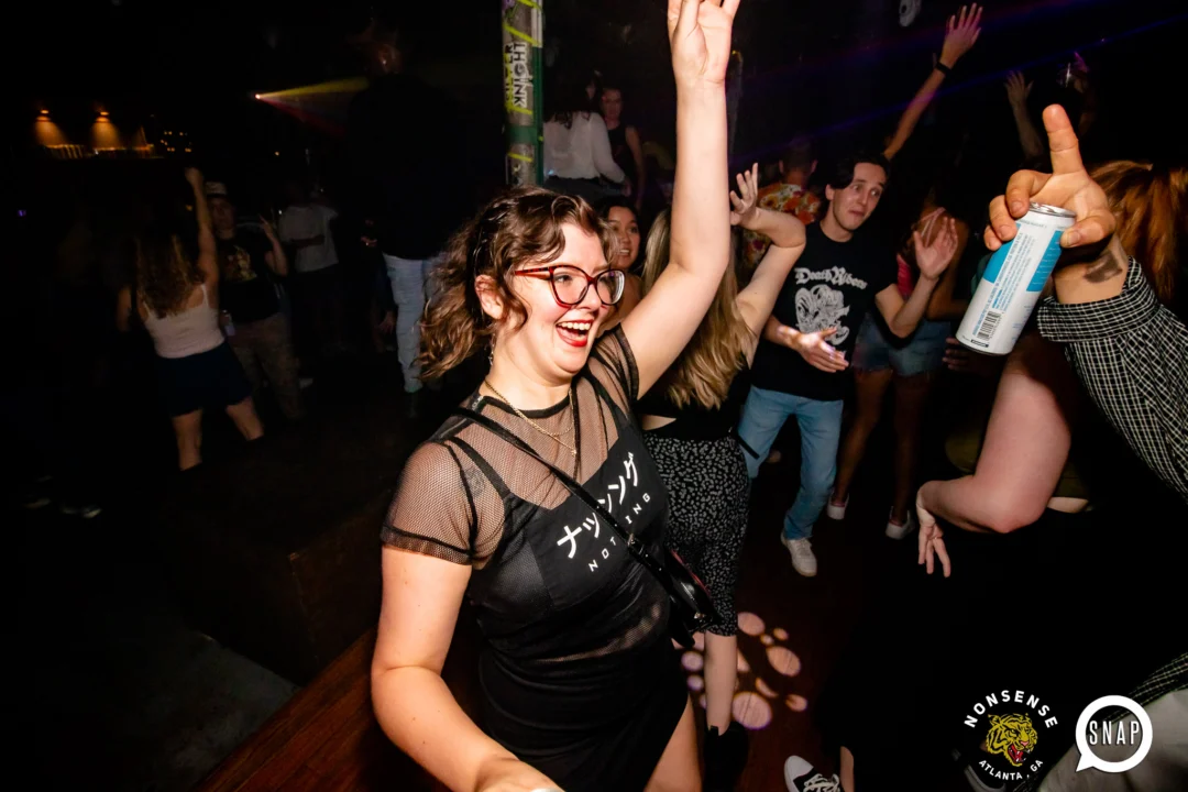 Hot Mess dance pop party - August 2023 - third Friday of every month at The Basement, Easst Atlanta - Kimber is the DJ - Pics: Darcy for Oh Snap Kid