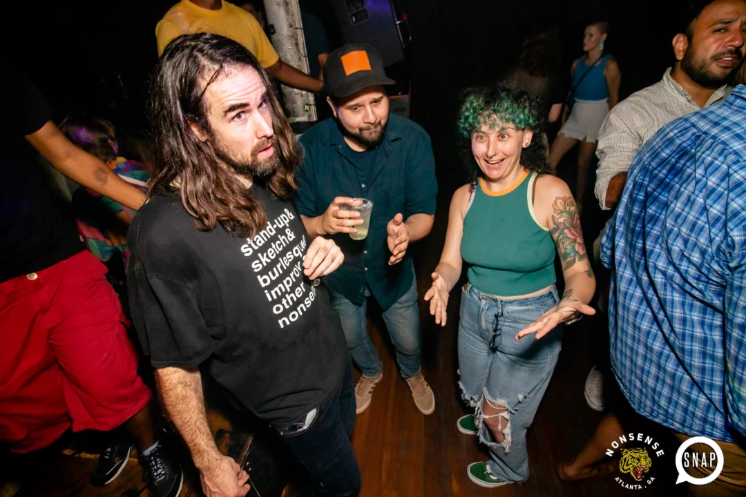 Hot Mess dance pop party - August 2023 - third Friday of every month at The Basement, Easst Atlanta - Kimber is the DJ - Pics: Darcy for Oh Snap Kid