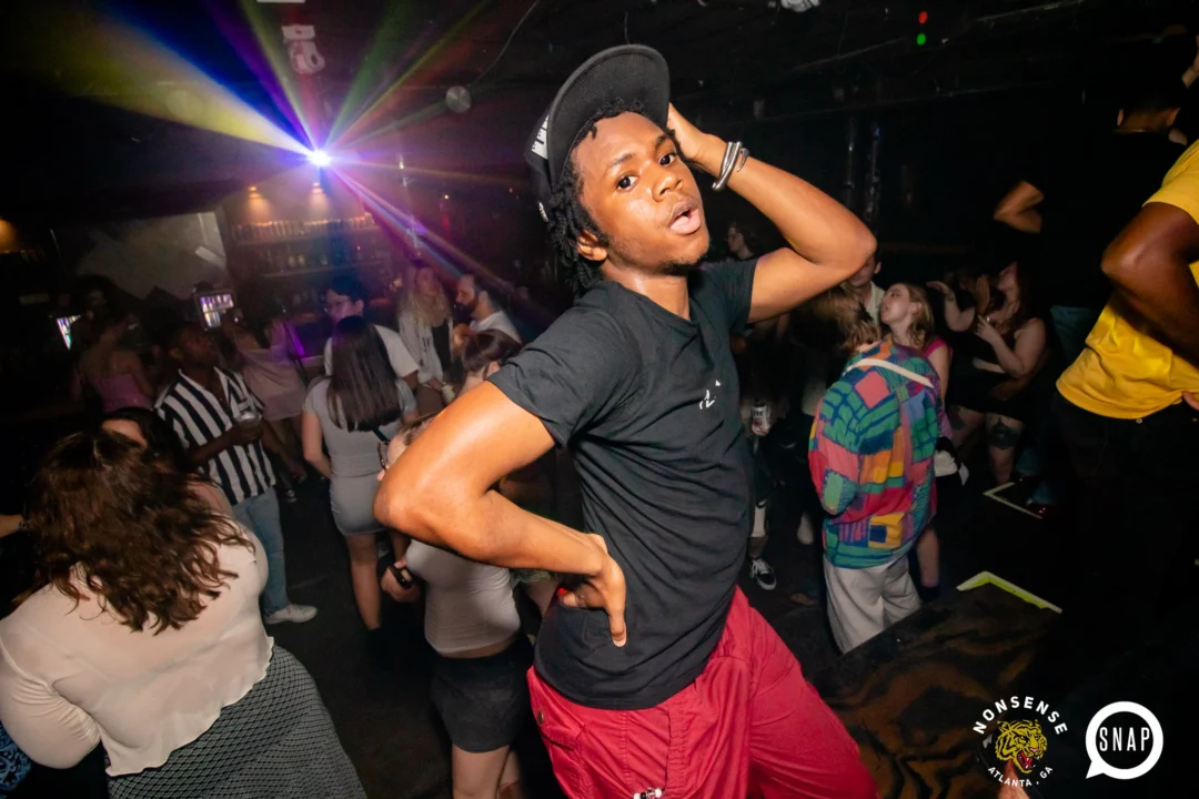 Hot Mess dance pop party - August 2023 - third Friday of every month at The Basement, Easst Atlanta - Kimber is the DJ - Pics: Darcy for Oh Snap Kid