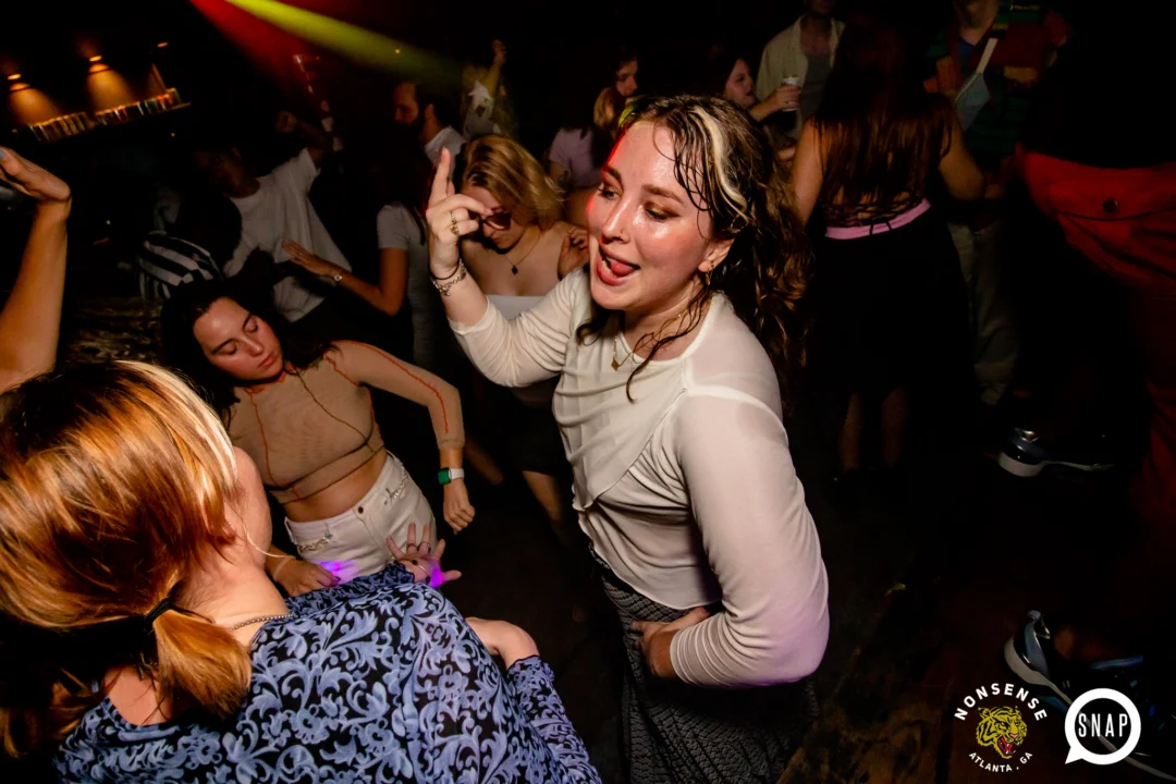Hot Mess dance pop party - August 2023 - third Friday of every month at The Basement, Easst Atlanta - Kimber is the DJ - Pics: Darcy for Oh Snap Kid