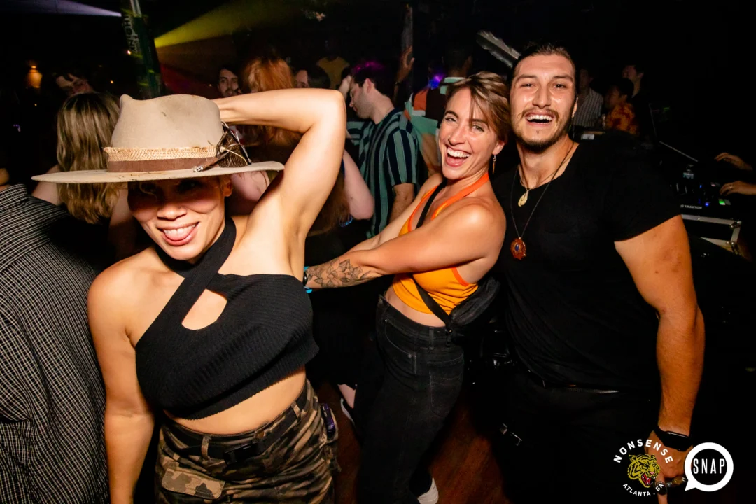 Hot Mess dance pop party - August 2023 - third Friday of every month at The Basement, Easst Atlanta - Kimber is the DJ - Pics: Darcy for Oh Snap Kid