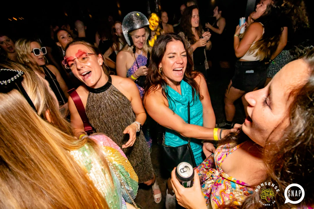Hot Mess dance pop party - September 2023 - Atlanta's Dance Pop Party - Third Friday of every month at The Basement - Kimber is the DJ - Pics by Darcy for Oh Snap Kid