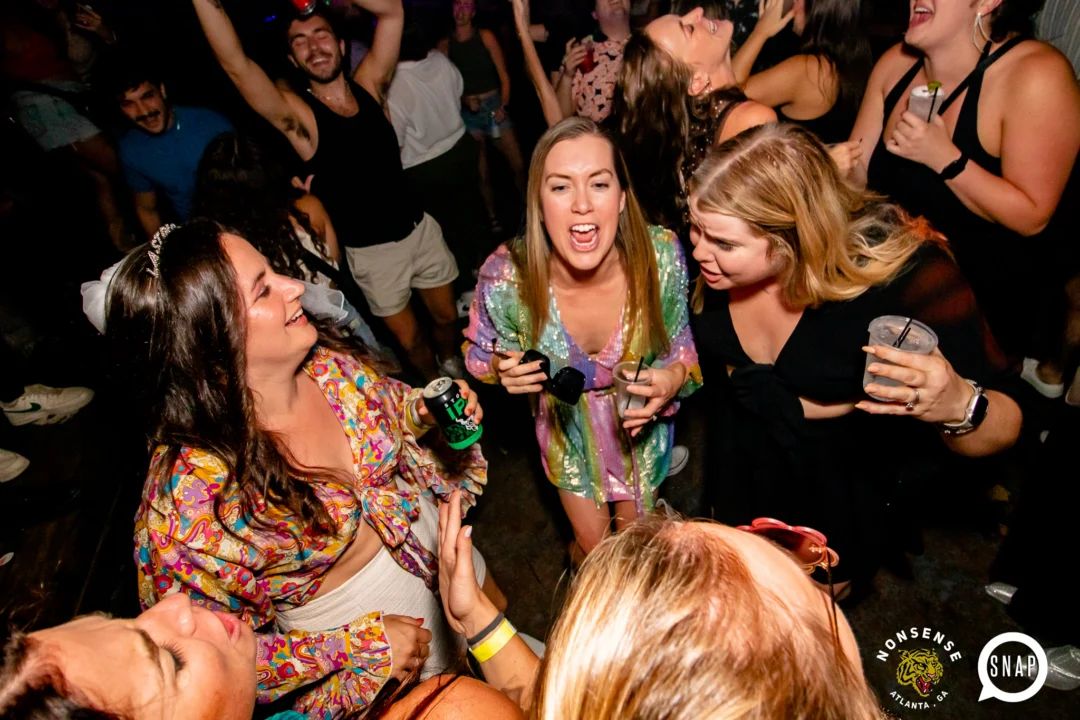 Hot Mess dance pop party - September 2023 - Atlanta's Dance Pop Party - Third Friday of every month at The Basement - Kimber is the DJ - Pics by Darcy for Oh Snap Kid