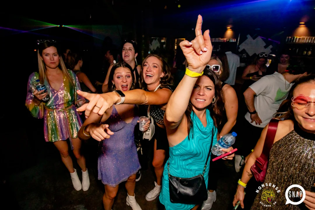 Hot Mess dance pop party - September 2023 - Atlanta's Dance Pop Party - Third Friday of every month at The Basement - Kimber is the DJ - Pics by Darcy for Oh Snap Kid