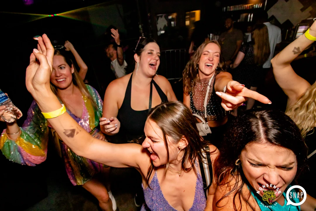 Hot Mess dance pop party - September 2023 - Atlanta's Dance Pop Party - Third Friday of every month at The Basement - Kimber is the DJ - Pics by Darcy for Oh Snap Kid