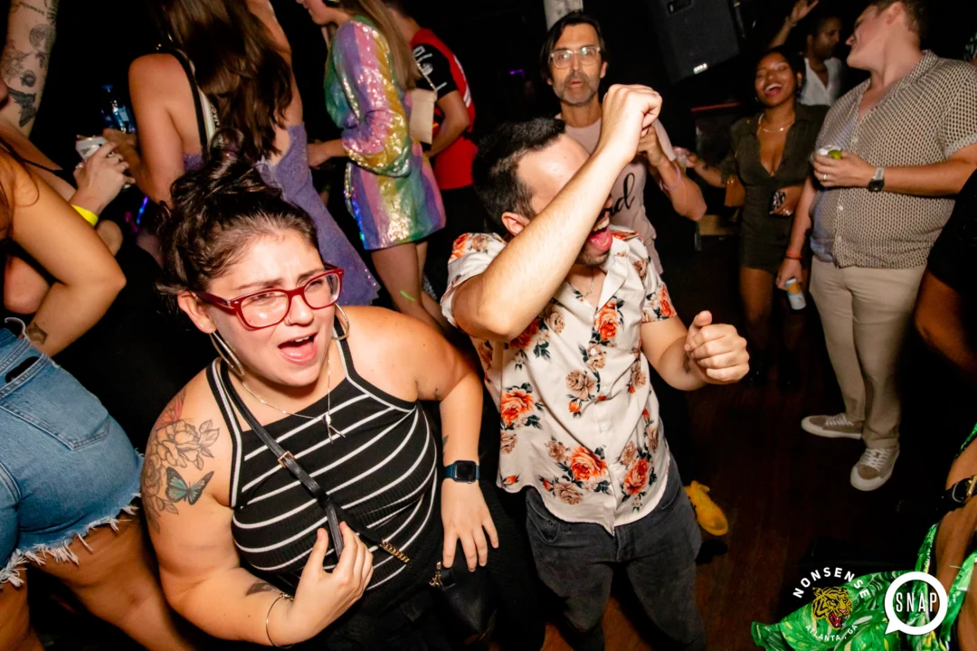 Hot Mess dance pop party - September 2023 - Atlanta's Dance Pop Party - Third Friday of every month at The Basement - Kimber is the DJ - Pics by Darcy for Oh Snap Kid