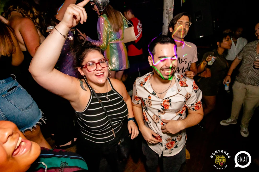 Hot Mess dance pop party - September 2023 - Atlanta's Dance Pop Party - Third Friday of every month at The Basement - Kimber is the DJ - Pics by Darcy for Oh Snap Kid