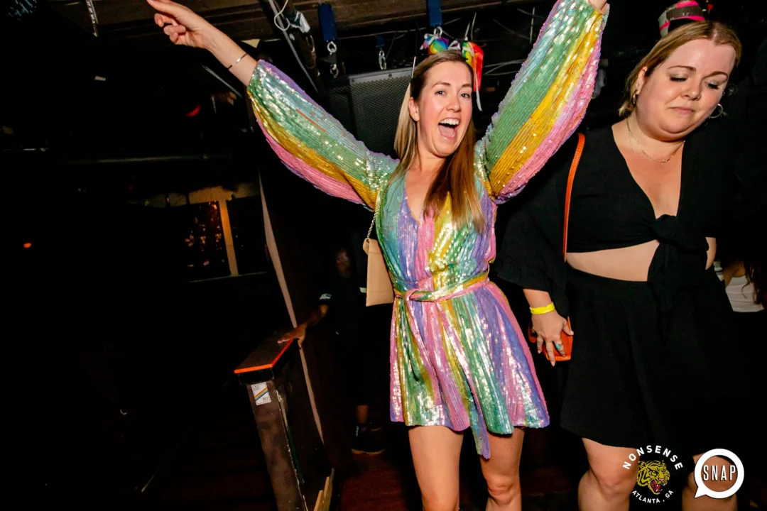 Hot Mess dance pop party - September 2023 - Atlanta's Dance Pop Party - Third Friday of every month at The Basement - Kimber is the DJ - Pics by Darcy for Oh Snap Kid