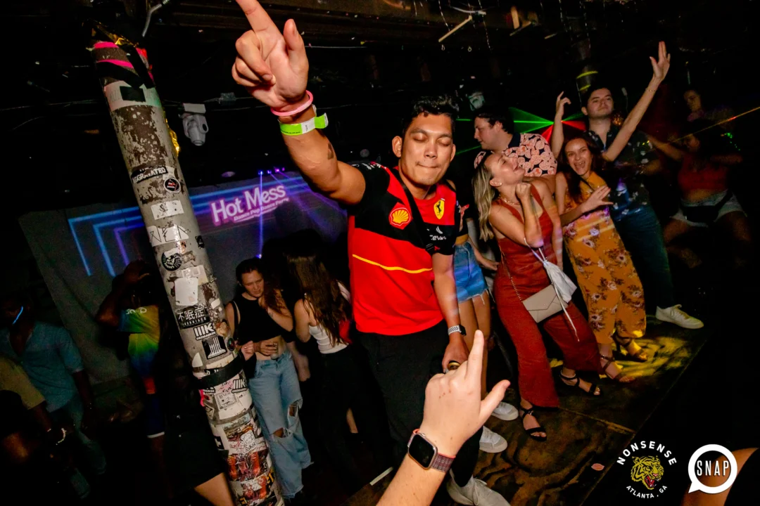 Hot Mess dance pop party - September 2023 - Atlanta's Dance Pop Party - Third Friday of every month at The Basement - Kimber is the DJ - Pics by Darcy for Oh Snap Kid