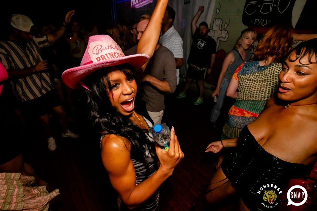 Hot Mess dance pop party - September 2023 - Atlanta's Dance Pop Party - Third Friday of every month at The Basement - Kimber is the DJ - Pics by Darcy for Oh Snap Kid
