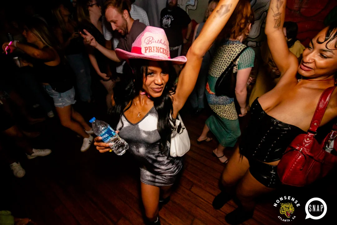 Hot Mess dance pop party - September 2023 - Atlanta's Dance Pop Party - Third Friday of every month at The Basement - Kimber is the DJ - Pics by Darcy for Oh Snap Kid